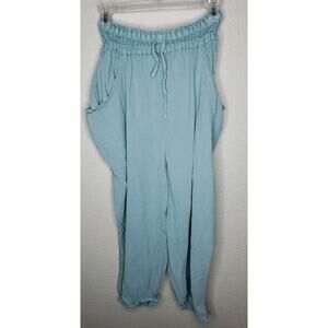 Free People Lust Over Size XS Hippie Boho Fairycore Crinkle Pull On Pants